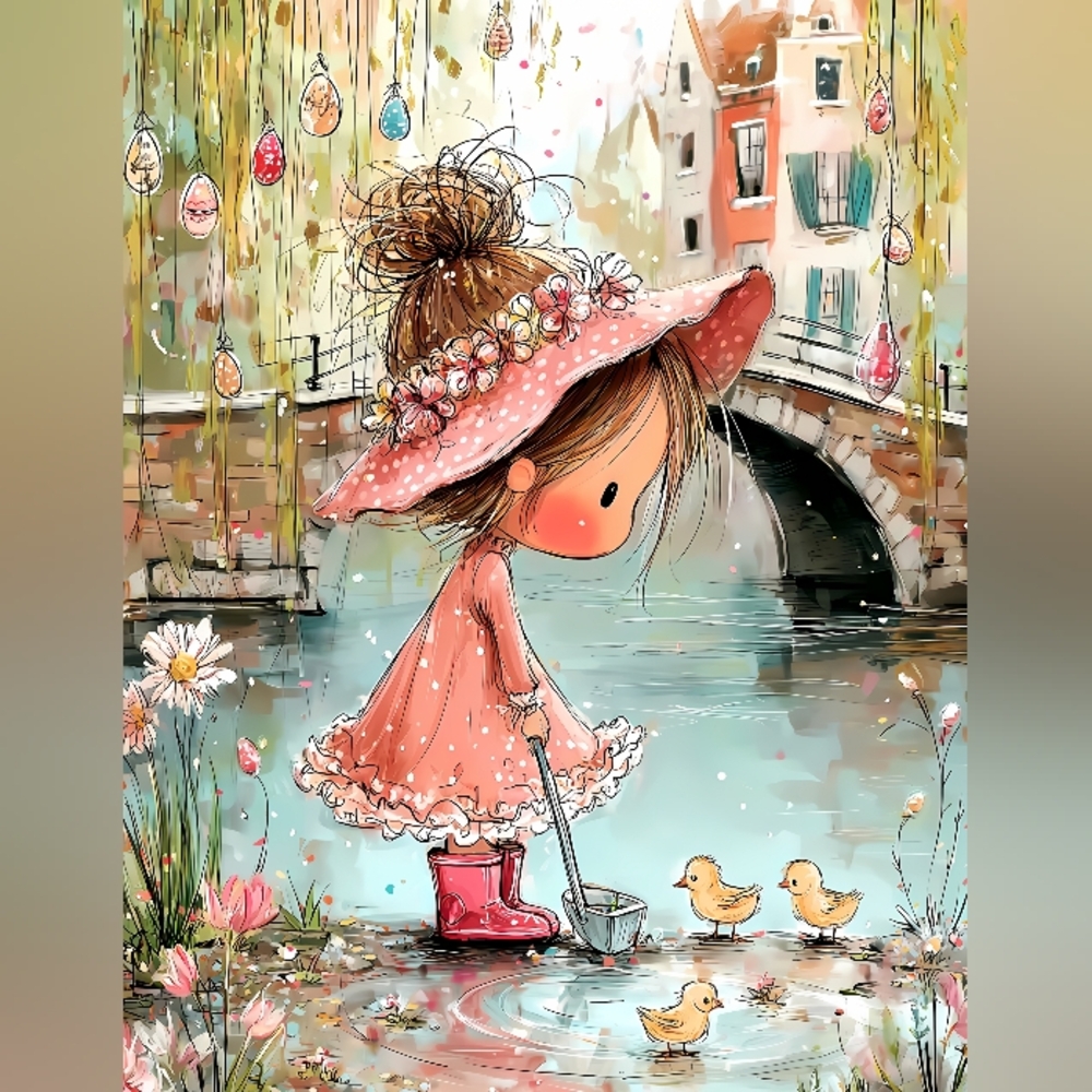 4pc Adorable Spring Time Prints